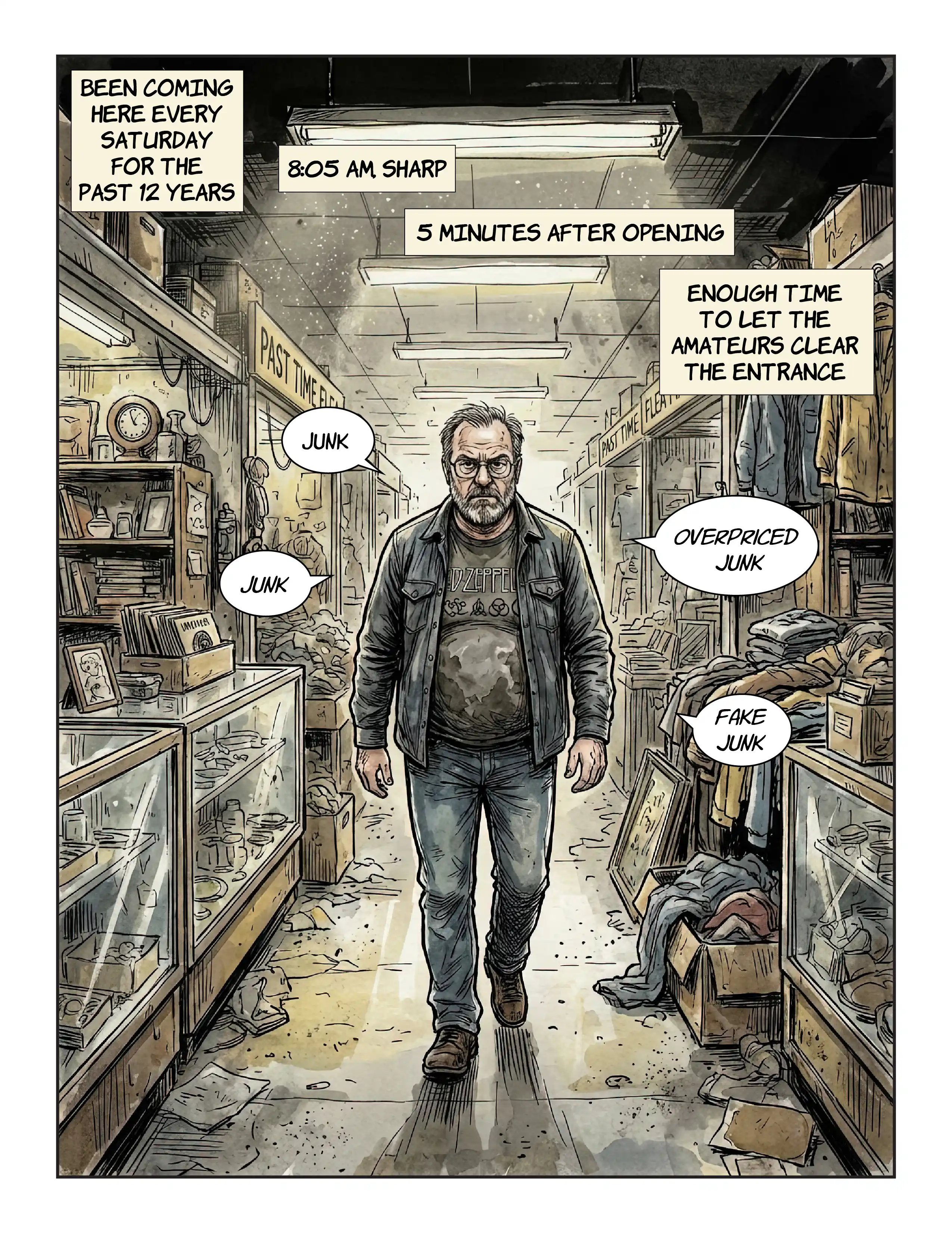 Second preview page from the I Would Die For You Chapter One comic adaptation